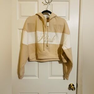 NWT PINK Cropped Hoodie | Women’s XL | Model No. 11243510